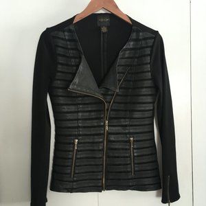 AS by DF Leather-front zipper Jacket M